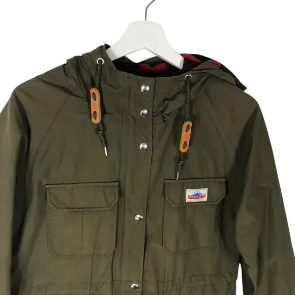 Penfield Kasson 60/40 Jacket Parka Ski Jacket Hooded Olive Green Imperfect - Picture 3 of 13